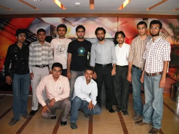 Group photo from an early community event